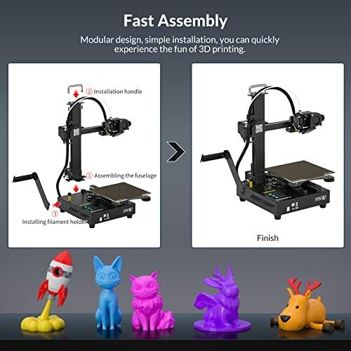 TRONXY 3Dプリンター、初心者向けCRUX 1ミニ3Dプリンター、磁気ステッカープラットフォームを備え TRONXY CRUX 3Dプリンター 初心者向けCRUX 1ミニ3Dプリンター