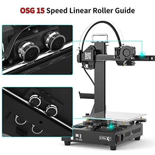 TRONXY 3Dプリンター、初心者向けCRUX 1ミニ3Dプリンター、磁気ステッカープラットフォームを備え TRONXY CRUX 3Dプリンター 初心者向けCRUX 1ミニ3Dプリンター