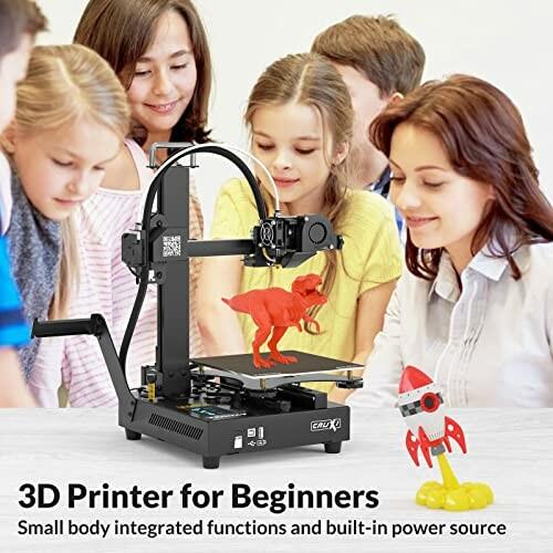 TRONXY 3Dプリンター、初心者向けCRUX 1ミニ3Dプリンター、磁気ステッカープラットフォームを備え TRONXY CRUX 3Dプリンター 初心者向けCRUX 1ミニ3Dプリンター