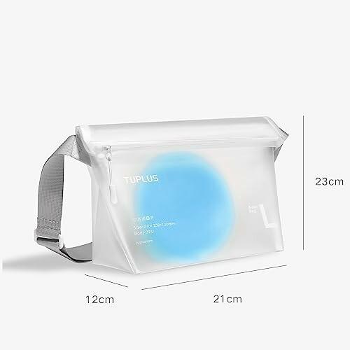 TUPLUS) ゼリーバッグ トイレタリーバッグ 2個セット TPU+PVC化粧