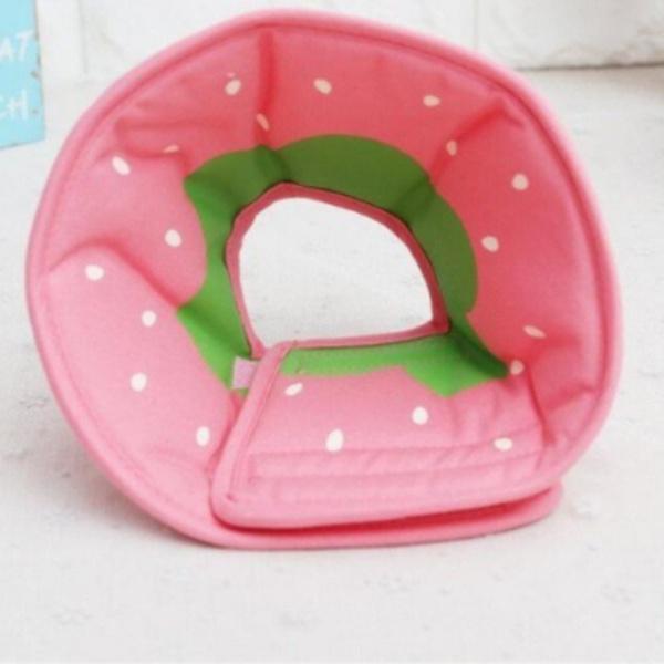 エリザベスカラー 猫 犬 ウエア 服 ペット用 手術後 服 カーラー 柔らかい ウェア 舐めない ソフト S M Lサイズ フルーツ |  | 03