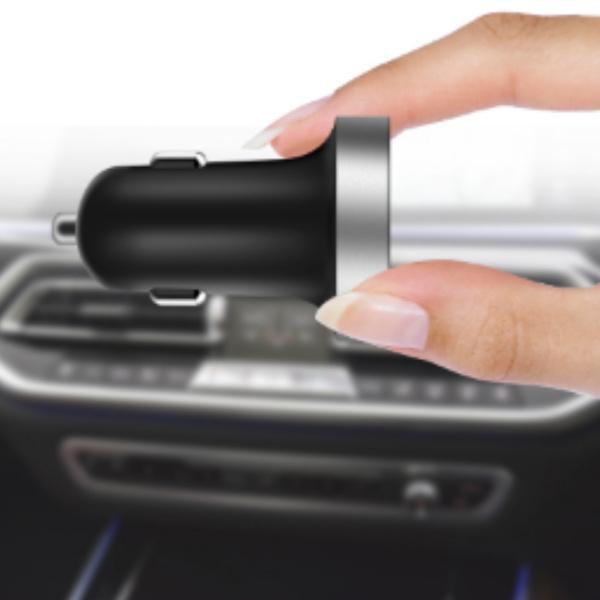 USB シガーソケット ミニ 小型 ２ポートUSB充電器 12v 24v車載用品 3.1A 急速充電 携帯電話 IPHONE IPAD対応 車用Charge kuro |  | 04