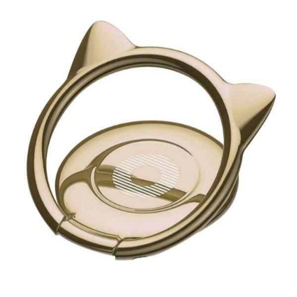 スマホリング 落下防止 猫 猫耳 ホールドリング スタンド 安い お洒落 可愛い 薄型 全機種対応 ホールド 落下防止 |  | 04