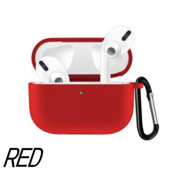 AirPods Pro カバー ケース ワイヤレス シリコン エアポッズ プロ ケース 充電対応 カラビナ付き イヤホンケース 防滴 おしゃれ 耐衝撃 |  | 04