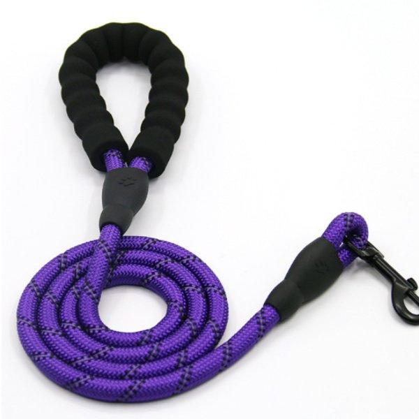 リード 犬用 リード ワンちゃん半額 セール 衝撃吸収 中型犬 大型犬 持ちやすい ソフトハンドル おしゃれ 小型犬 ペットリード ハーネス 丸型 送料無料 |  | 05