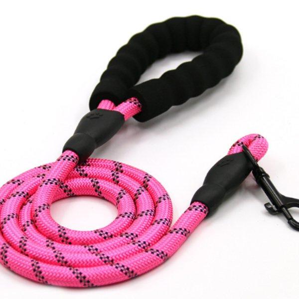 リード 犬用 リード ワンちゃん半額 セール 衝撃吸収 中型犬 大型犬 持ちやすい ソフトハンドル おしゃれ 小型犬 ペットリード ハーネス 丸型 送料無料 |  | 04