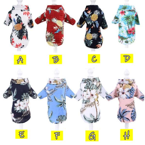 犬 猫服 夏用 アロハシャツ 旅行 夏 ペットウェア ドッグウェア かわいい 送料無料 涼しい |  | 11