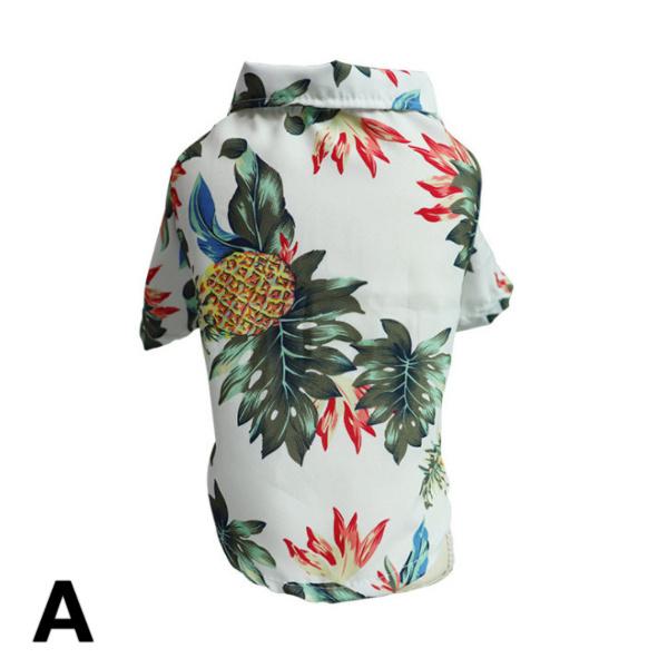 犬 猫服 夏用 アロハシャツ 旅行 夏 ペットウェア ドッグウェア かわいい 送料無料 涼しい |  | 01