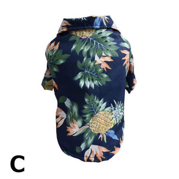 犬 猫服 夏用 アロハシャツ 旅行 夏 ペットウェア ドッグウェア かわいい 送料無料 涼しい |  | 03
