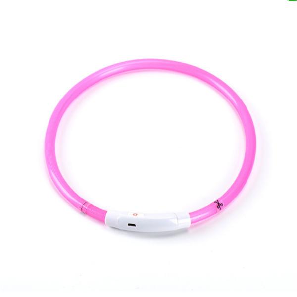 光る首輪 犬用 USB 防水 充電式 ＬＥＤ ペット用！夜の犬の散歩を安全に！大型犬から小型犬もＯＫ！  送料無料 |  | 04
