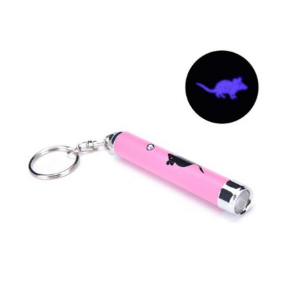 送料無料　ペット用 LED ライト ポインター 猫 おもちゃ ねこじゃらし ネコちゃんの運動不足解消に ネズミ/足跡/魚 模様 |  | 05