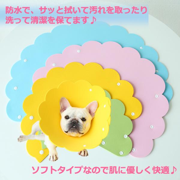 送料無料】エリカラ ロング エリザベスカラー 犬 イヌ 猫 ネコ 軽量