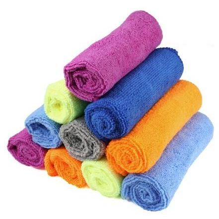 マイクロファイバー タオル 洗って繰り返し使えるミニタオル キッチン トイレ 床 車内 洗車など用途 ふきん ダスター 雑巾 マイクロファイバー クロス 吸水 軽量 |  | 01