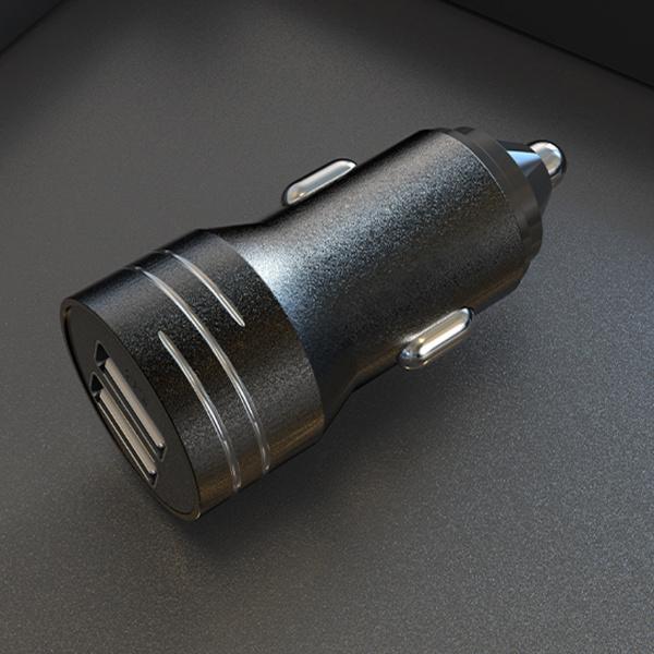 USB シガーソケット ミニ 小型 ２ポートUSB充電器 12v 24v車載用品 2.41A 急速充電 携帯電話 IPHONE IPAD対応 車用Charge カーチャージャー |  | 01