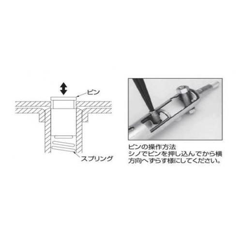 ＫＳ壁つなぎ ２段Ｃ型ZA-NF（680-1060mm） 10本 国元商会 足場 単管パイプ｜ashibahanbai2｜04