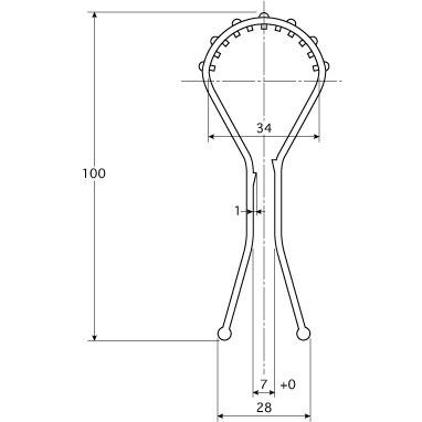 送料無料　スーパータイガード　D10〜D29　AR-0309　アラオ　(高さ100H)　40本　製