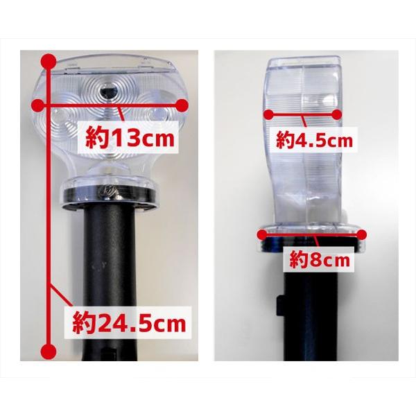 ソーラーキングミニ　5個【ソーラー点滅灯 ソーラーLED工事灯 工事保安灯 】 ソーラーキング ミニ ソーラー点滅灯 ソーラー工事灯 : 保安用品