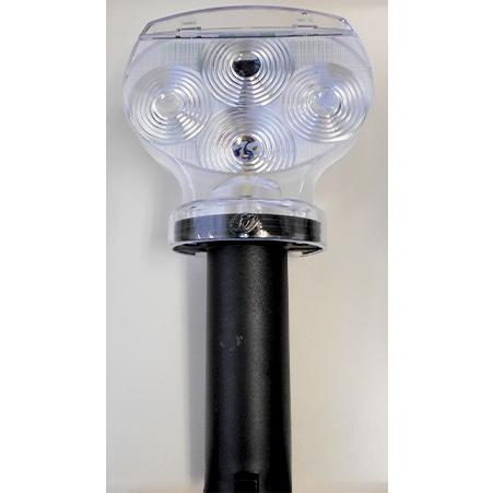 ソーラー式工事灯　led　ビックソーラー　ソーラー点滅灯　鳥獣対策　イノシシ対策　キング　センサー付　防獣ライトLED　50個入　ソーラー工事灯