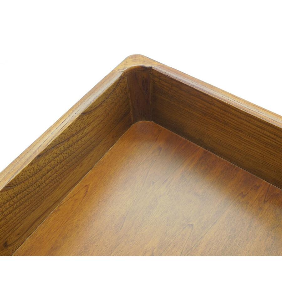 日本製 乱れ箱 衣装盆 S6247 乱れ盆 シングル 欅色 送料無料