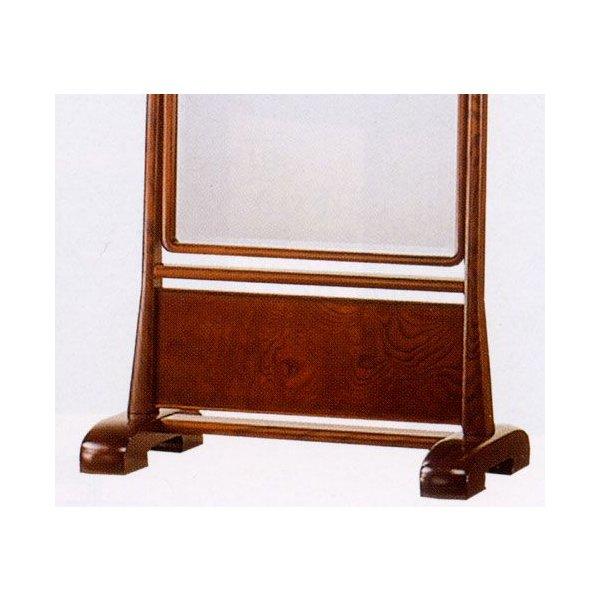 日本製 姿見 YK408 長一七 くし型 うるしん 送料無料 スタンドミラー