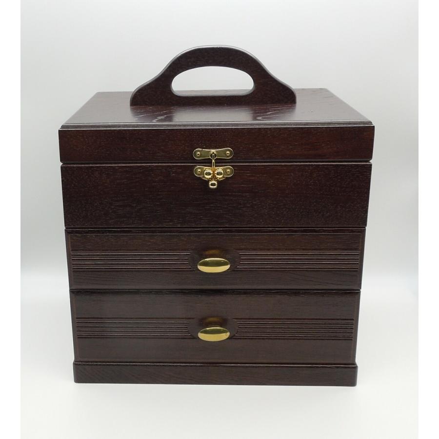 コスメボックス 日本製 木製 メーキャップミラー メイクボックス