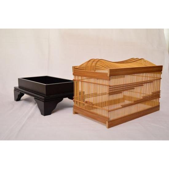 虫篭 虫籠 虫かご 御殿虫篭（小）駿河竹千筋細工 日本製 送料無料