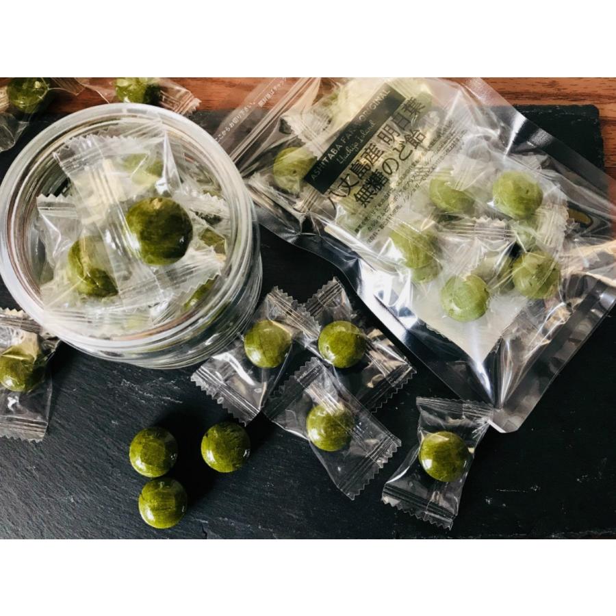 八丈島産明日葉パウダー最大量配合 無糖のど飴 プロポリス濃縮エキス カルシウム配合 あしたば農園オリジナルヘルシーのど飴 3袋セット |  | 01