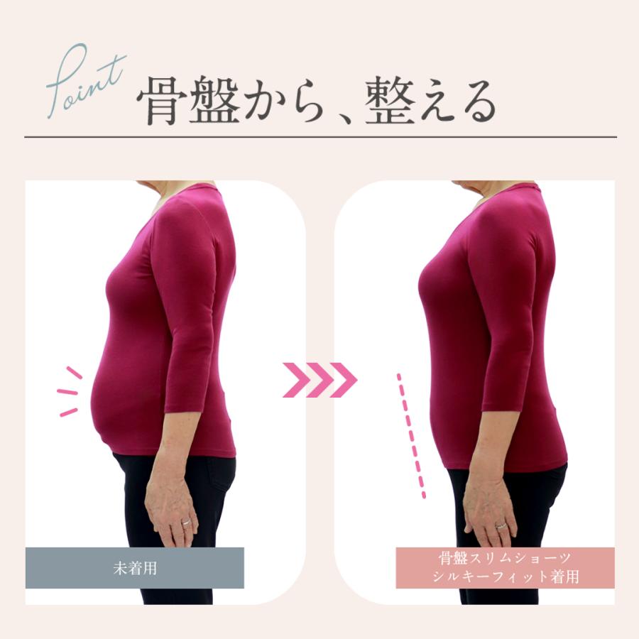 芦屋美整体 ガードル 骨盤スリムショーツエアリーhug 1-2枚組 (一部丈