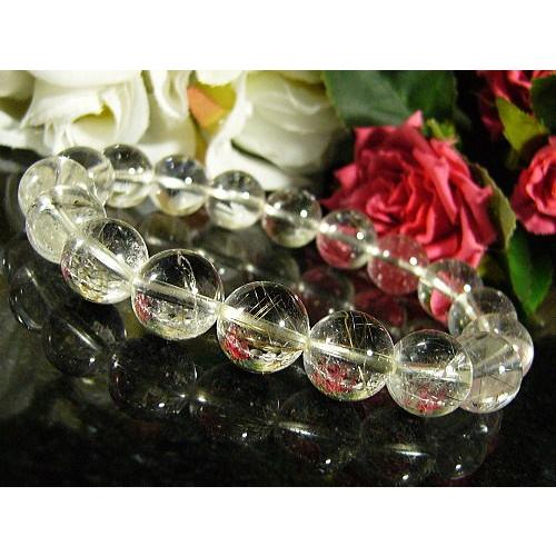 シルバールチル/天然石パワーストーンブレスレット/11mm/1点もの 爆買