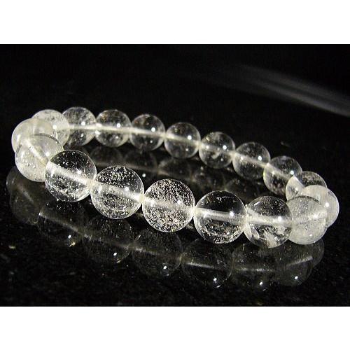 水晶（ヒマラヤ産）/12mm玉/天然石パワーストーンブレスレット/1点もの 爆買