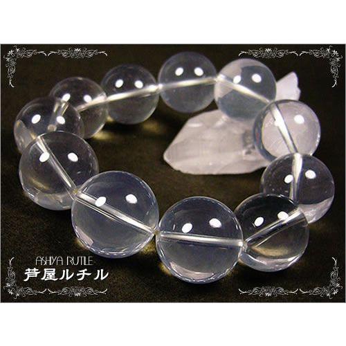 ミルキークォーツ/パワーストーン/天然石ブレスレット/18mm｜ashiya-rutile