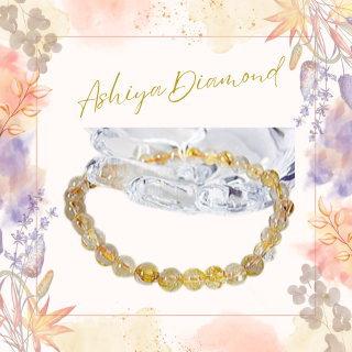 芦屋ダイヤモンド ルチルクオーツ天然金針水晶パワーストーン 