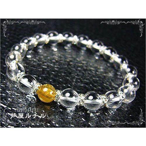 芦屋ダイヤモンド ルチルクォーツX天然水晶(高品質超透明