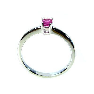 ルビー オーバルカット シルバーリング ルビー オーバルカット6×4 丸つぶ取り巻き シルバーSV925リング