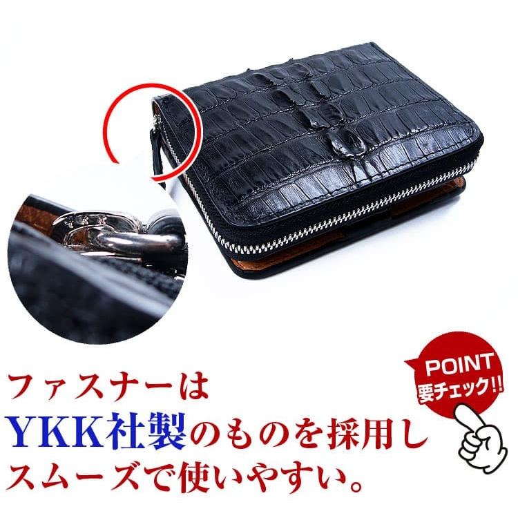 22万円が68%OFF クロコダイル 2つ折り財布◇カード14枚も収容可能◇ 2層式小銭入れラウンドYKK製ファスナー 芦屋ダイヤモンド正規品 メンズ CP30 爆買の画像