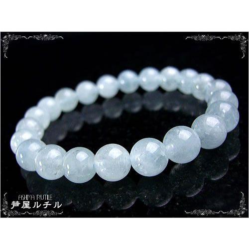 ≪完売御礼≫アクアマリン/天然石パワーストーンブレスレット8mm｜ashiya-rutile