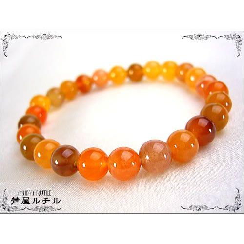 パワーストーン/カーネリアン/ブレスレット7mm 爆買 : 芦屋ルチル