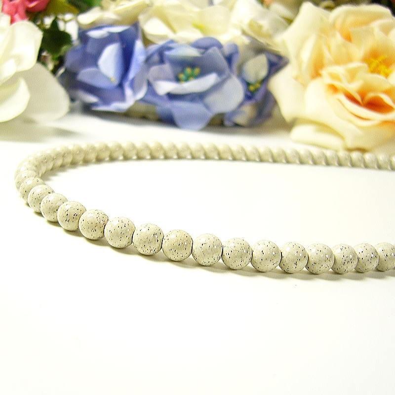 【専用】北投石 高純度 ネックレス Amazon | [OVER-9] 高濃度 北投石 ネックレス 6mm 首回り