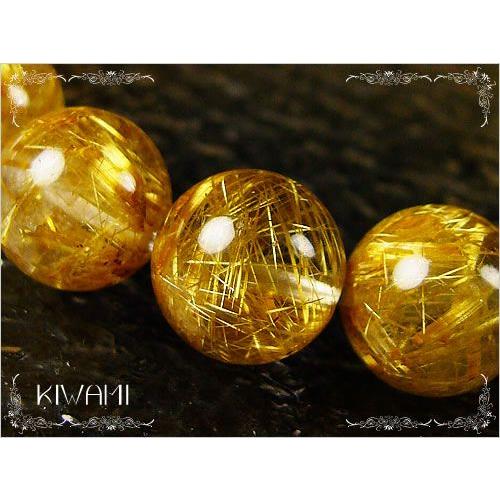 KIWAMI/宝石鑑別書付き/タイチンルチルクォーツ/天然石ジュエリー