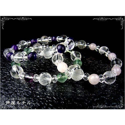天然石パワーストーンブレスレット/招き猫 : 芦屋ルチル - 通販