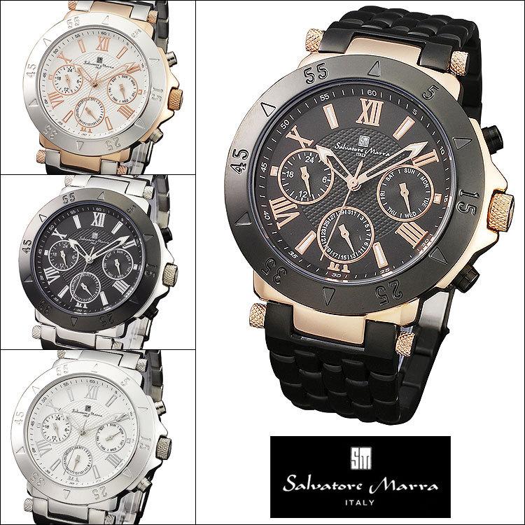 時計 ＼3万5,200円が43%OFF 送料無料／ 有名イタリーブランド Salvatore Marra 腕時計 安心日本製クオーツ メンズ 腕時計 レディース 腕時計｜ashiya-rutile