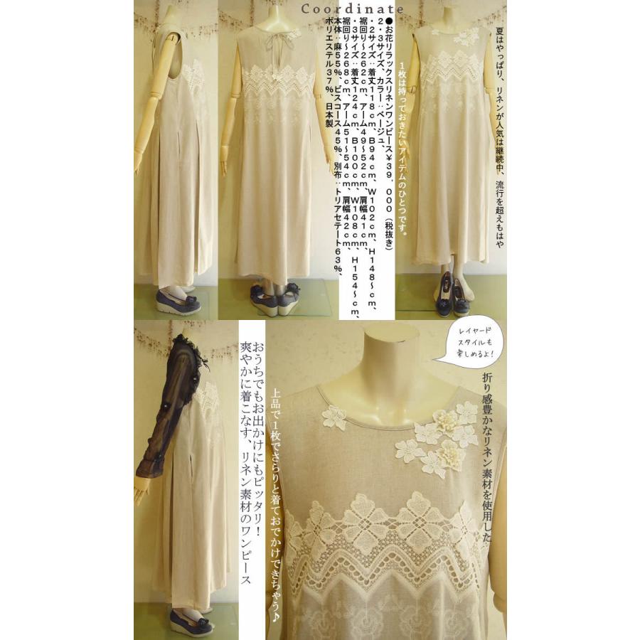 最新モデルが入荷 ベルパーチ Belpaci お花リラックスリネンワンピース 日本製 綿 レディース チュニック ワンピ ノースリーブ ワンピース 切替 春夏 ワンピース おすすめ Www Newmatic Ae