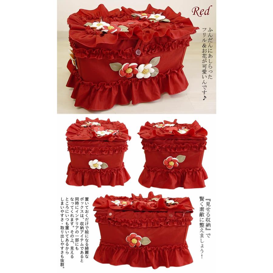 フェントン　フリルバスケット(花柄) ベルパーチ Belpaci お花＆フリルナイロンバスケット 日本製 洗える