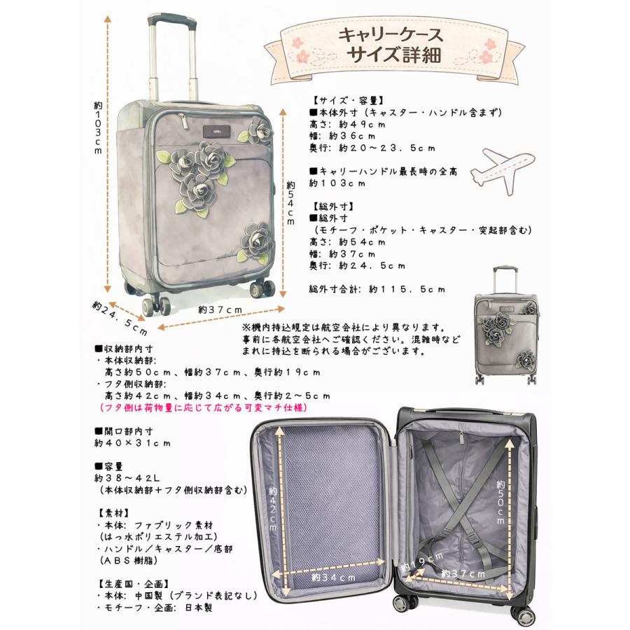 ベルパーチ belpaci ステッチ花キャリーバッグ レディース キャリー