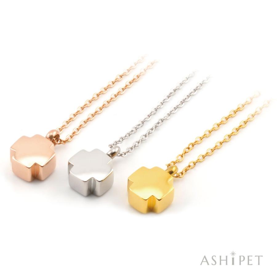 金属アレルギー 対応 遺骨ペンダント ペット クロス 刻印なし ASHIPET正規品 全3色 ステンレス 遺骨ネックレス 犬 遺骨入れ ミニ 遺骨アクセサリー 日本製 | ASHiPET | 01