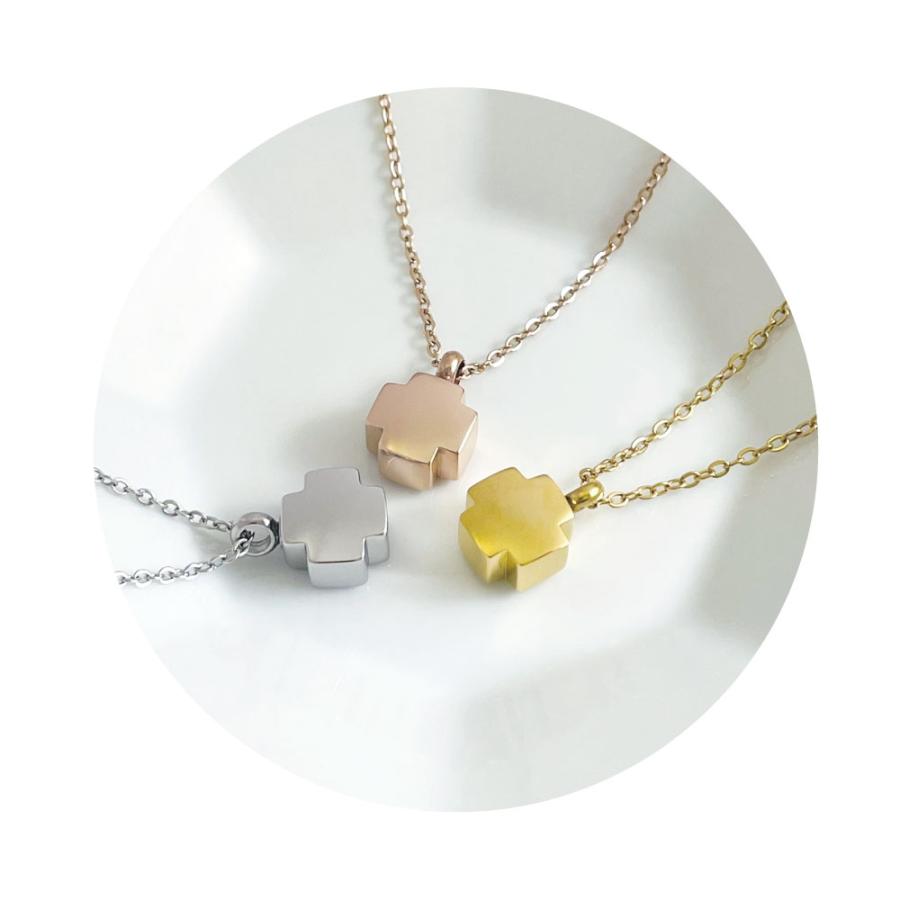 金属アレルギー 対応 遺骨ペンダント ペット クロス 刻印なし ASHIPET正規品 全3色 ステンレス 遺骨ネックレス 犬 遺骨入れ ミニ 遺骨アクセサリー 日本製 | ASHiPET | 09