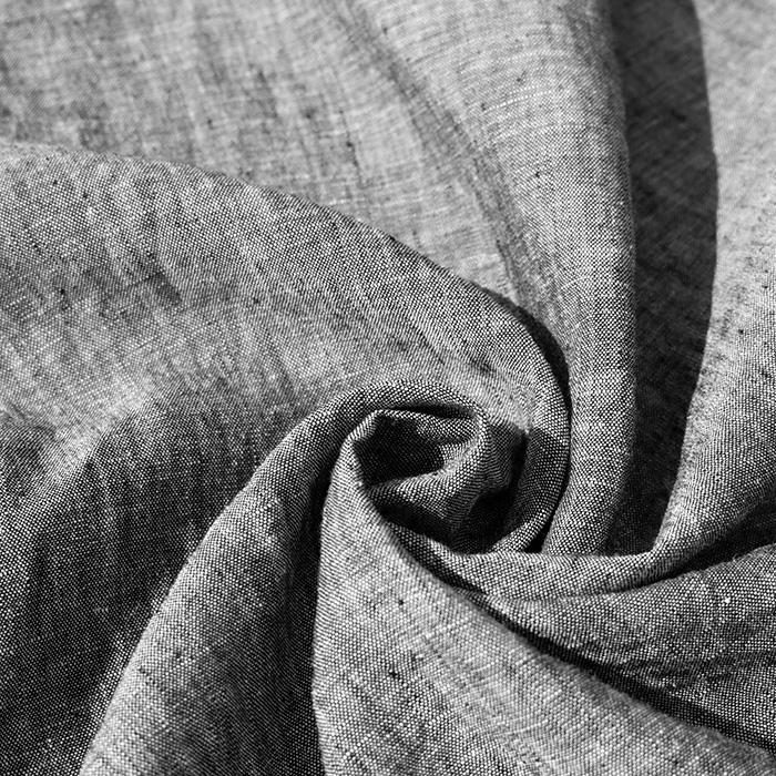 黒ファブリックスFABRIC'S リネンコート麻FABRICS