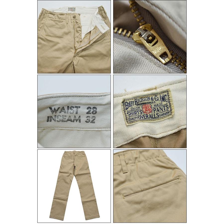 BUZZ RICKSON'S バズリクソンズ チノパン ORIGINAL SPEC CHINOS BEIGE