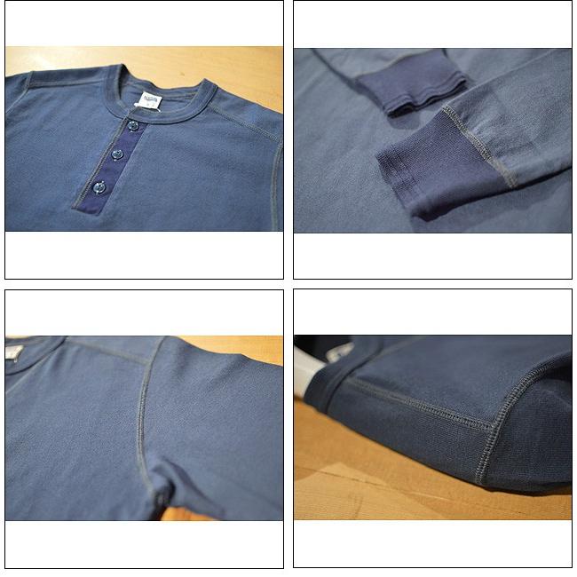 フェローズ Pherrow's Tシャツ ヘンリーネックロングリスーブTシャツ PCT2 | Pherrow's | 03