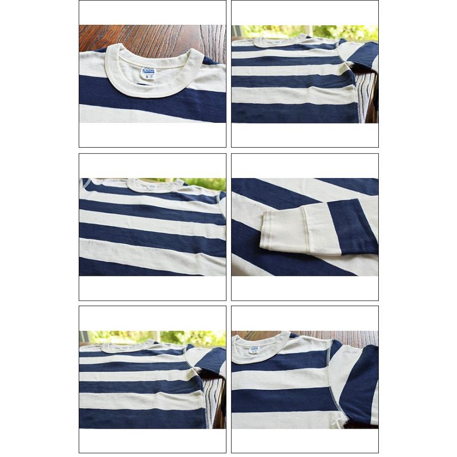 フェローズ Pherrow's ヘビーボーダーL/S Tシャツ NAT.NAVY PCT3-B | Pherrow's | 01